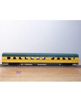 NICKEL PLATE PRODUCTS   ???, coffret de 2 voitures ( Diner et Observation ) Chicago and Northwestern ( C&NW)  neuf   BO 