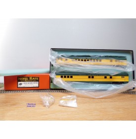 NICKEL PLATE PRODUCTS   ???, coffret de 2 voitures ( Baggage et Parlor ) Chicago and Northwestern ( C&NW)  neuf   BO 