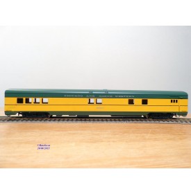 NICKEL PLATE PRODUCTS   ???, coffret de 2 voitures ( Baggage et Parlor ) Chicago and Northwestern ( C&NW)  neuf   BO 