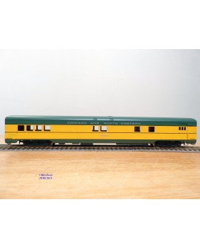 NICKEL PLATE PRODUCTS   ???, coffret de 2 voitures ( Diner et Observation ) Chicago and Northwestern ( C&NW)  neuf   BO 