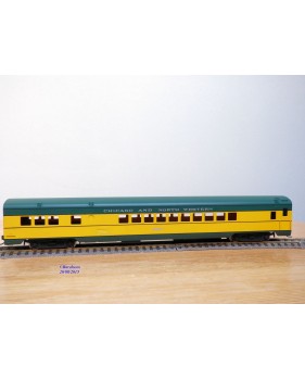 NICKEL PLATE PRODUCTS   ???, coffret de 2 voitures ( Baggage et Parlor ) Chicago and Northwestern ( C&NW)  neuf   BO 