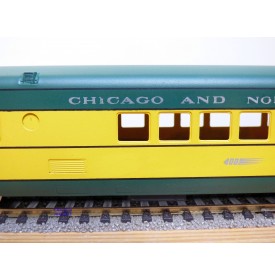 NICKEL PLATE PRODUCTS   ???, coffret de 2 voitures ( Baggage et Parlor ) Chicago and Northwestern ( C&NW)  neuf   BO 