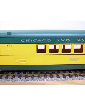 NICKEL PLATE PRODUCTS   ???, coffret de 2 voitures ( Baggage et Parlor ) Chicago and Northwestern ( C&NW)  neuf   BO 