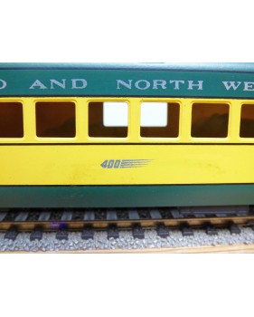 NICKEL PLATE PRODUCTS   ???, coffret de 2 voitures ( Baggage et Parlor ) Chicago and Northwestern ( C&NW)  neuf   BO 