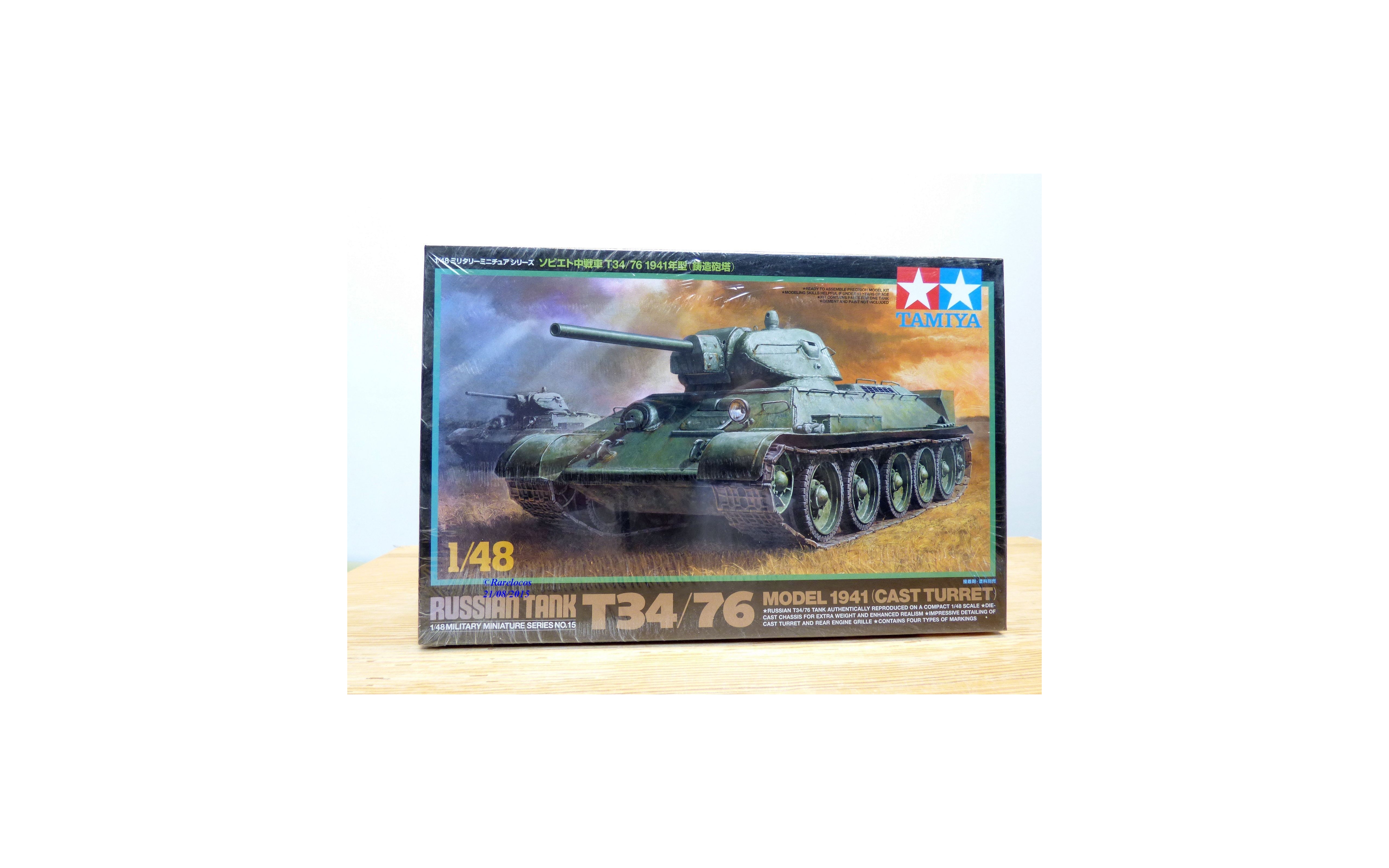 TAMIYA 32515, Char russe T 34/76 Model 1941 Neuf BO 1/48