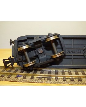 POCHER 311 / 2 , wagon silo special pour transport de ciment SBB