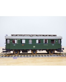FLEISCHMANN 5064 K, voiture ancienne à plate formes d'extrémité couvertes  à 3 essieux  2 / 3 Kl.   DB  BO