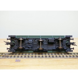 FLEISCHMANN 5064 K, voiture ancienne à plate formes d'extrémité couvertes  à 3 essieux  2 / 3 Kl.   DB  BO