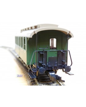 FLEISCHMANN 5063 K, voiture ancienne à plate formes d'extrémité  à 3 essieux  2  Kl.   DB   neuf  BO