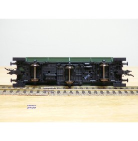 FLEISCHMANN 5063 K, voiture ancienne à plate formes d'extrémité  à 3 essieux  2  Kl.   DB   neuf  BO
