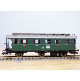 FLEISCHMANN 5061 K, voiture ancienne à plate formes d'extrémité  à 3 essieux  1/2  Kl.   DB   neuf  BO
