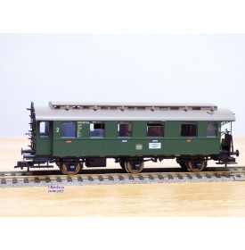 FLEISCHMANN 5061 K, voiture ancienne à plate formes d'extrémité  à 3 essieux  1/2  Kl.   DB   neuf  BO