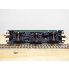 FLEISCHMANN 5061 K, voiture ancienne à plate formes d'extrémité  à 3 essieux  1/2  Kl.   DB   neuf  BO