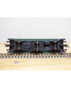 FLEISCHMANN 5061 K, voiture ancienne à plate formes d'extrémité  à 3 essieux  1/2  Kl.   DB   neuf  BO
