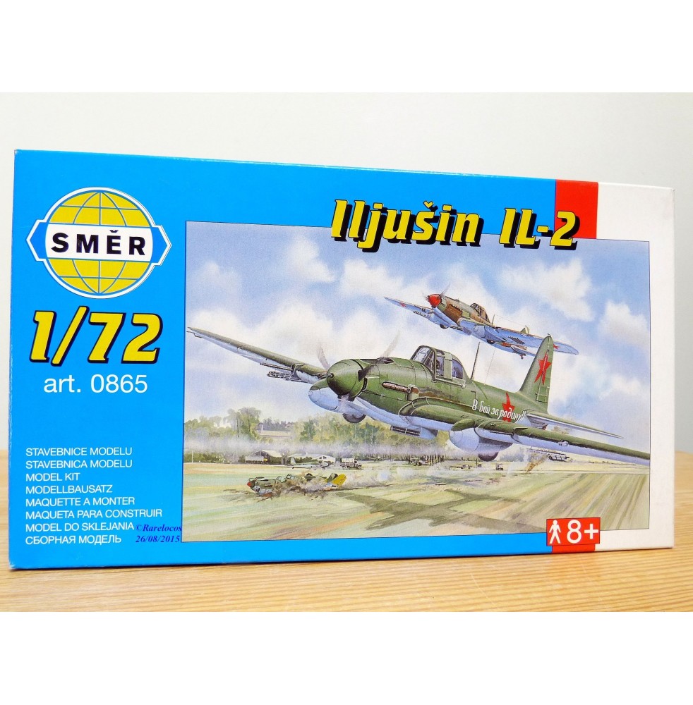 SMER 0865, avio d'attaque au sol russe Iliouchine IL-2  Sturmovik   neuf  BO 1/72