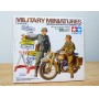 TAMIYA 35241,  estafette motocycliste et policier  allemands DKW  NZ  350    1/ 35