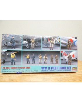 HASEGAWA 3600 /  X48-7,  six pilotes de la seconde guerre mondiale    1/48  Neuf  BO