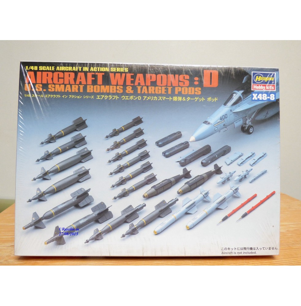 HASEGAWA 36008  /  X48-008, smart bombs & target pods américains  neuf  BO  1/48