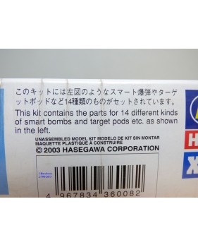 HASEGAWA 36008  /  X48-008, smart bombs & target pods américains  neuf  BO  1/48