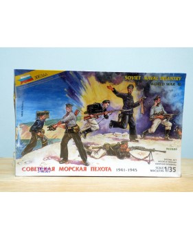 SVEZDA 3520, infanterie de marine soviétique ( 6 figurines )  neuf  BO 1/35