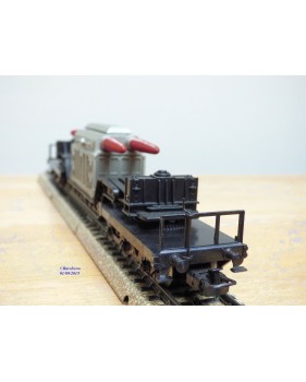 Märklin métal 4617 . 2, wagon surbaissé type SSI 53 AEG  DB  BO