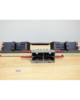 Märklin métal 4617 Wagon surbaissé EVS DB BO