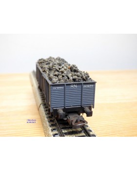ELECTROTREN  1201, wagon tombereau  chargé de ballast    RENFE   neuf  BO