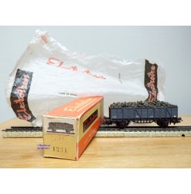 ELECTROTREN  1201, wagon tombereau  chargé de ballast    RENFE   neuf  BO