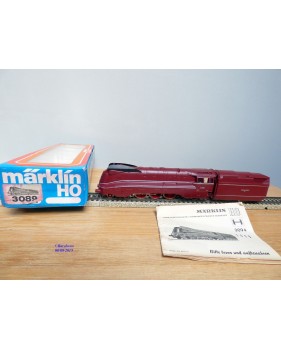 MÄRKLIN 3089 . 5, loco Pacific 231 carénée Br 03 10 DRG BO