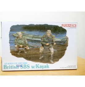 DRAGON 3023, commandos anglais SBS avec kayak 1/35  NEUF