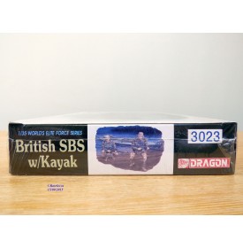 DRAGON 3023, commandos anglais SBS avec kayak 1/35  NEUF