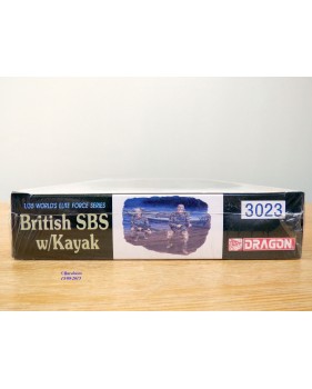 DRAGON 3023, commandos anglais SBS avec kayak 1/35  NEUF