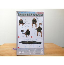 DRAGON 3023, commandos anglais SBS avec kayak 1/35  NEUF