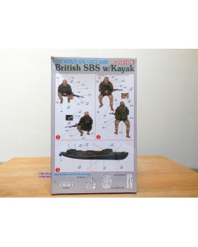 DRAGON 3023, commandos anglais SBS avec kayak 1/35  NEUF