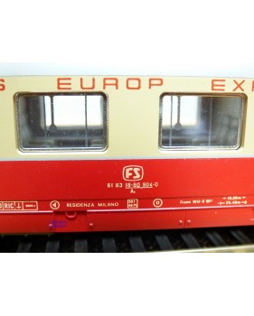 RIVAROSSI V ABZ voiture grandes lignes mixte 1/2 ème Cl. type ABz FS 