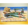 HASEGAWA 09396, bombardier torpilleur embarqué japonais NAKAJIMA B5N2 type 97  KATE Model 3 et torpille   Neuf  BO 1/48