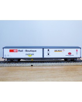 HAG  74030/ 385.01, wagon couvert à parois coulissantes  type Habils  RAIL - BOUTIQUE  SBB  neuf  BO