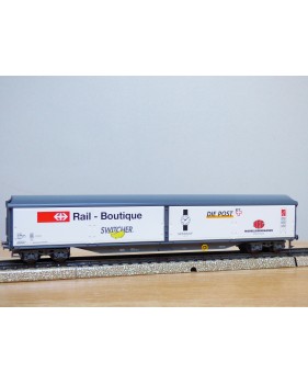 HAG  74030/ 385.01, wagon couvert à parois coulissantes  type Habils  RAIL - BOUTIQUE  SBB  neuf  BO