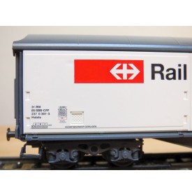 HAG  74030/ 385.01, wagon couvert à parois coulissantes  type Habils  RAIL - BOUTIQUE  SBB  neuf  BO