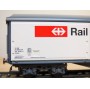 HAG  74030/ 385.01, wagon couvert à parois coulissantes  type Habils  RAIL - BOUTIQUE  SBB  neuf  BO