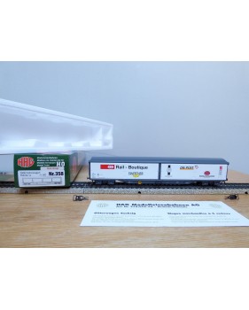 HAG  74030/ 385.01, wagon couvert à parois coulissantes  type Habils  RAIL - BOUTIQUE  SBB  neuf  BO