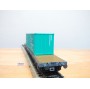 HAG 390.01 , wagon plat type Sgss + conteneurs 40'  Cargo    SBB  BO