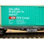 HAG 390.01 , wagon plat type Sgss + conteneurs 40'  Cargo    SBB  BO