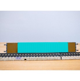 HAG 390.01 , wagon plat type Sgss + conteneurs 40'  Cargo    SBB  BO
