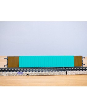 HAG 390.01 , wagon plat type Sgss + conteneurs 40'  Cargo    SBB  BO