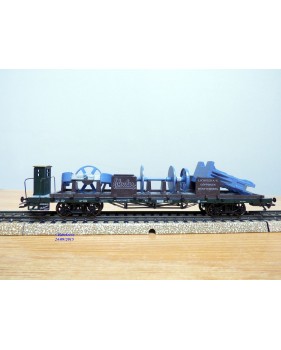 Märklin métal 4617 Wagon surbaissé EVS DB BO