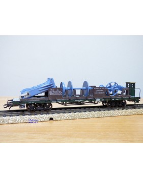 Märklin métal 4617 Wagon surbaissé EVS DB BO