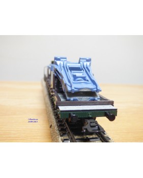 Märklin métal 4617 Wagon surbaissé EVS DB BO