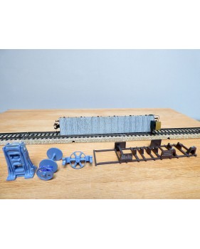 Märklin métal 4617 Wagon surbaissé EVS DB BO