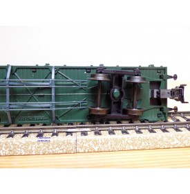 Märklin métal 4617 Wagon surbaissé EVS DB BO